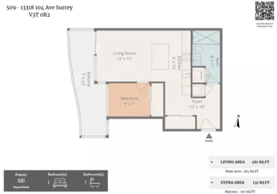 Office / Den Photo of 509 13318 104 Avenue, Surrey, BC