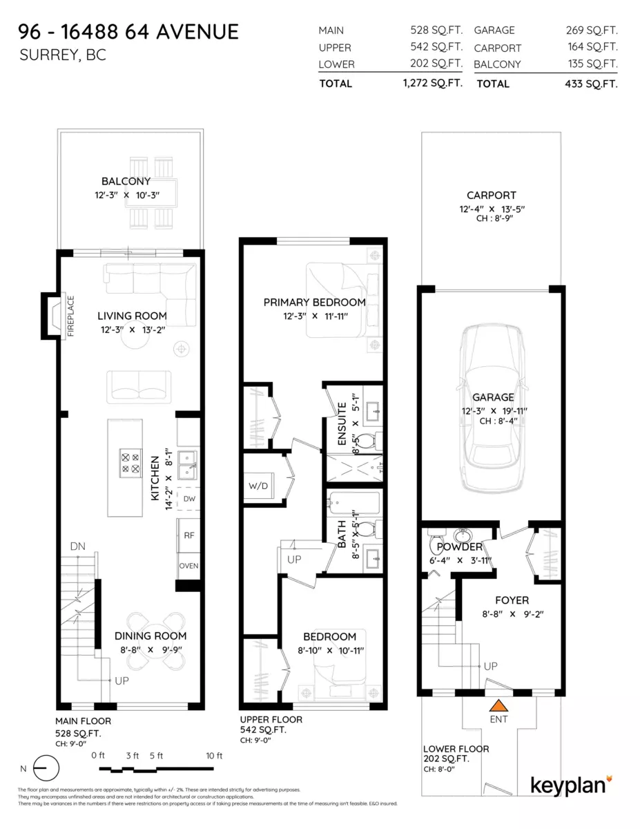 Exterior Rear Photo of 96 16488 64 Avenue, Surrey, BC