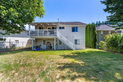Aerial View of 5711 Winchester Place, Chilliwack, BC