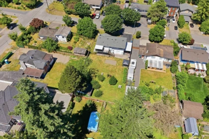 Aerial View of 14348 Gladstone Drive, Surrey, BC