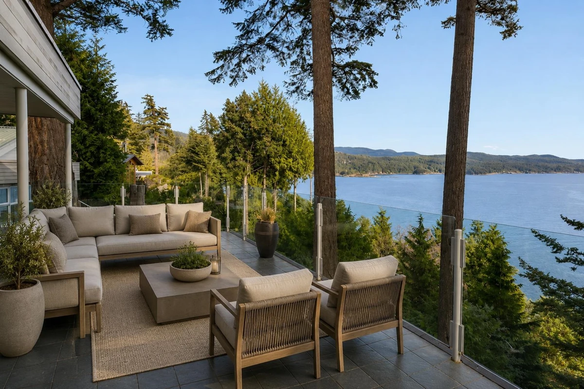 Family Room Photo of 12416 Whitestone Road, Madeira Park, BC