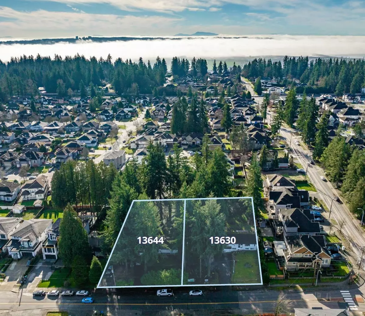 Exterior Rear Photo of 13630 & 13644 60 Avenue, Surrey, BC