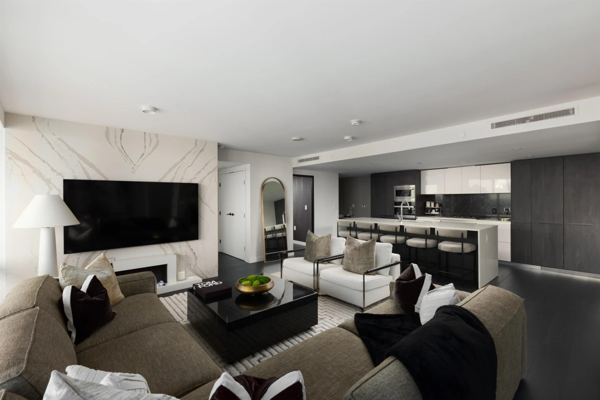 Family Room Photo of 2504 1111 Richards Street, Vancouver, BC