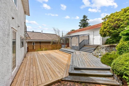 Aerial View of 14471 Magdalen Crescent, White Rock, BC