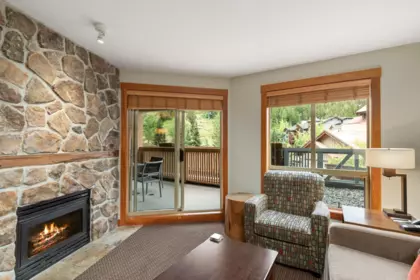 Kitchen Island Photo of 323C 2036 London Lane, Whistler, BC