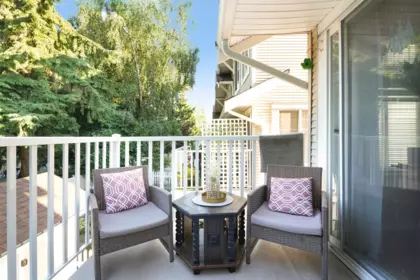 Outdoor Deck Photo of 16 12110 75a Avenue, Surrey, BC