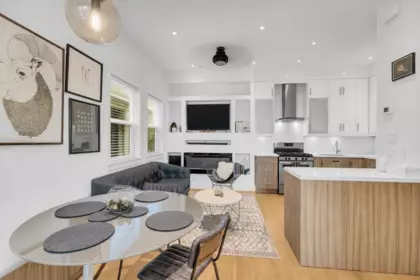 Kitchen Island Photo of 2 1136 E Pender Street, Vancouver, BC