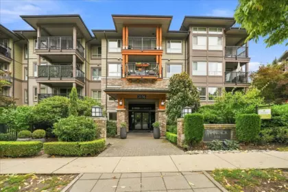 Exterior Rear Photo of 312 3156 Dayanee Springs Boulevard, Coquitlam, BC