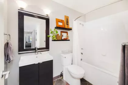 Guest Bathroom Photo of 303 1528 Bowser Avenue, North Vancouver, BC