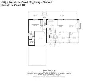 Street View Photo of 6833 Sunshine Coast Highway, Sechelt, BC