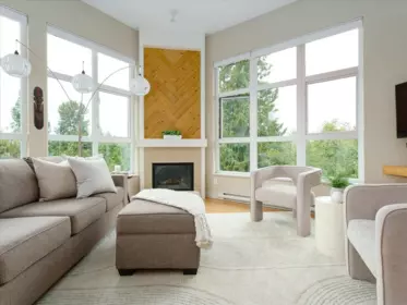 Living Room Photo of 402 3732 Mt Seymour Parkway, North Vancouver, BC