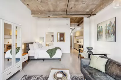 Family Room Photo of 206 546 Beatty Street, Vancouver, BC