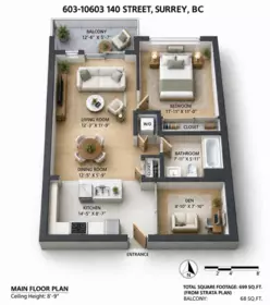 Community Amenities Photo (Clubhouse) of 603 10603 140 Street, Surrey, BC