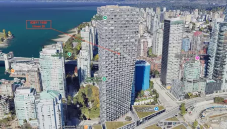 2611 1480 Howe Street, Vancouver, BC, Vancouver — Apartment/Condo for sale