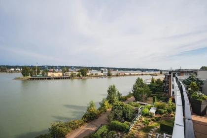 Aerial View of 608 210 Salter Street, New Westminster, BC