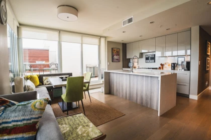 Kitchen Island Photo of 608 210 Salter Street, New Westminster, BC