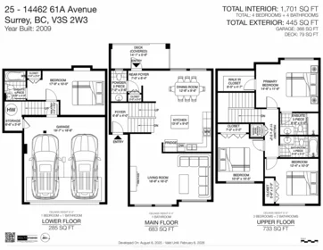 Staircase Photo of 25 14462 61a Avenue, Surrey, BC
