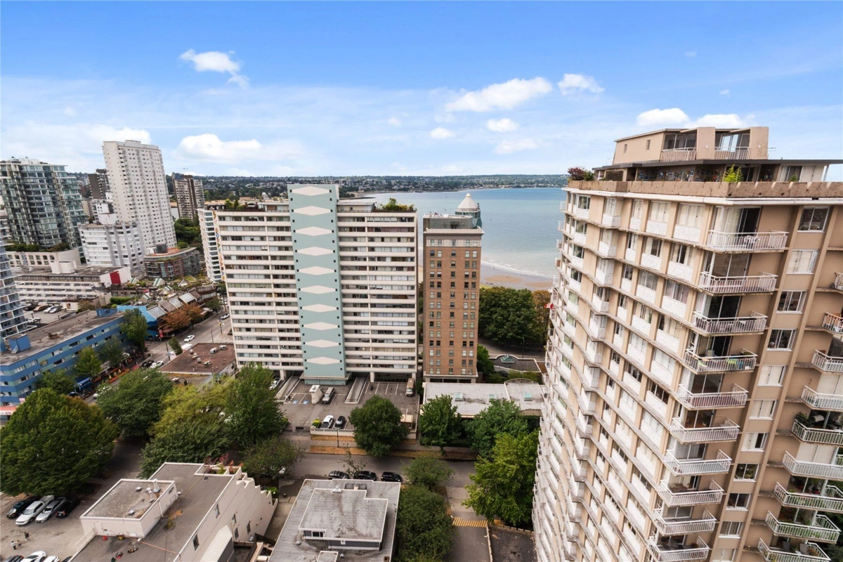 Exterior Rear Photo of 2402 1850 Comox Street, Vancouver, BC