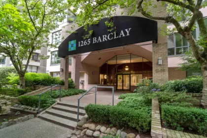 301 1265 Barclay Street, Vancouver, BC, Vancouver — Apartment/Condo for sale