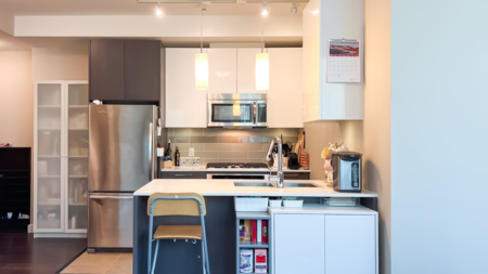 Kitchen Island Photo of 302 6200 River Road, Richmond, BC