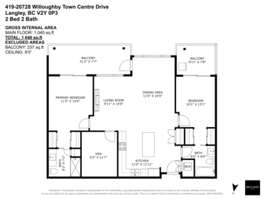 Staircase Photo of 419 20728 Willoughby Town Centre Drive, Langley, BC