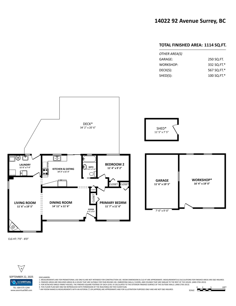 Basement Recreation Room Photo of 14022 92 Avenue, Surrey, BC