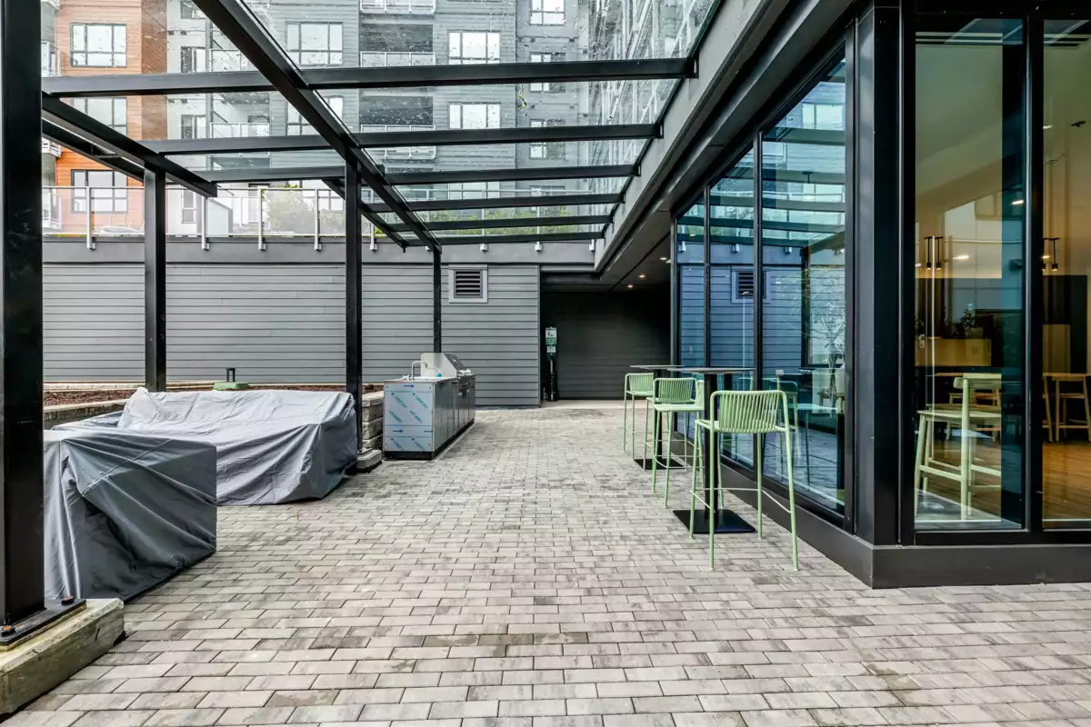 Aerial View of 408 3596 Malsum Drive, North Vancouver, BC