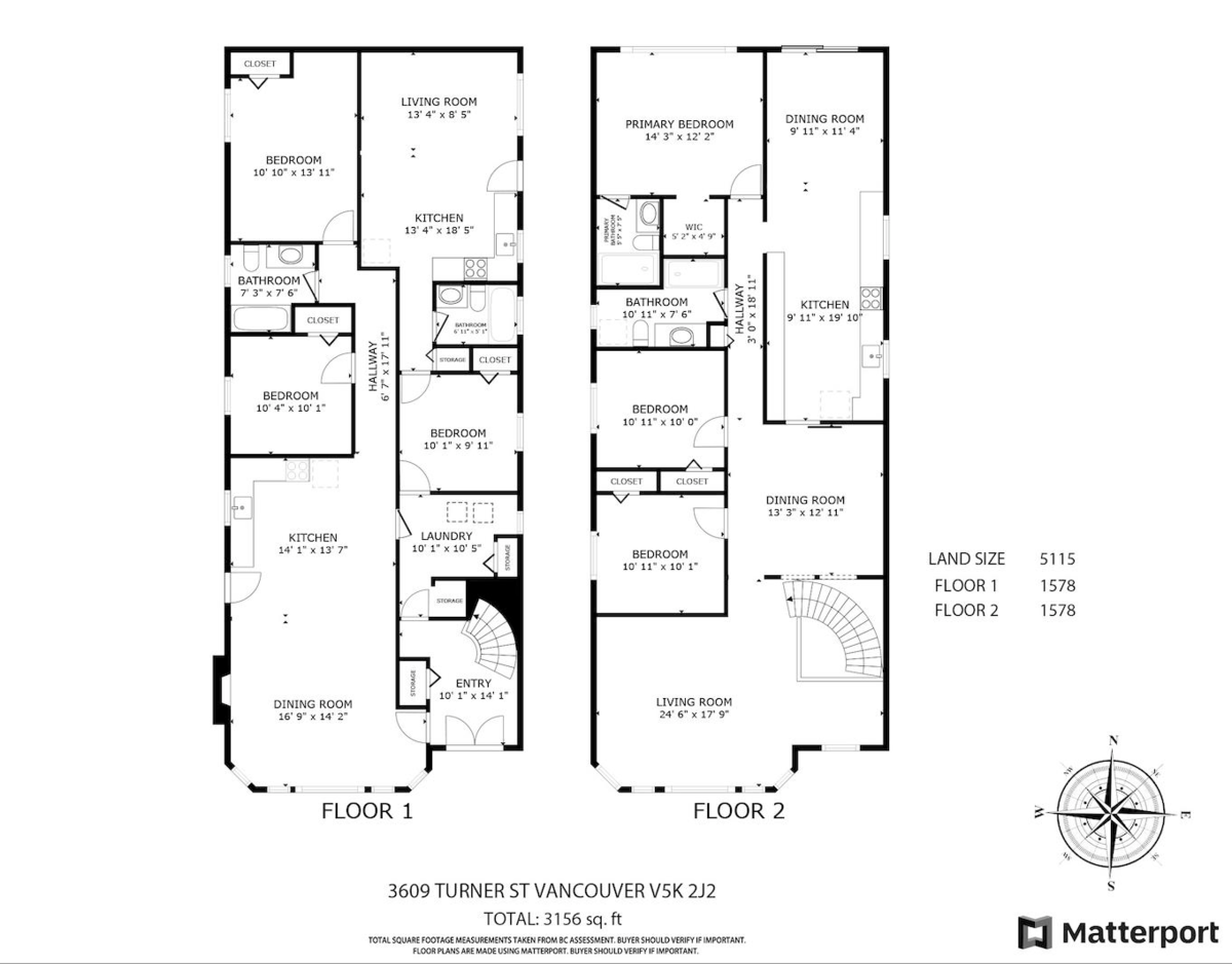 Street View Photo of 3609 Turner Street, Vancouver, BC