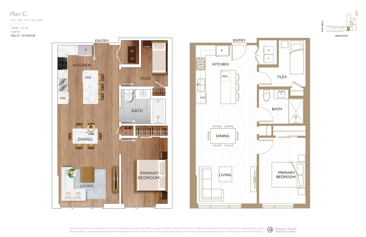 Exterior Rear Photo of 307 423 6th Street, West Vancouver, BC