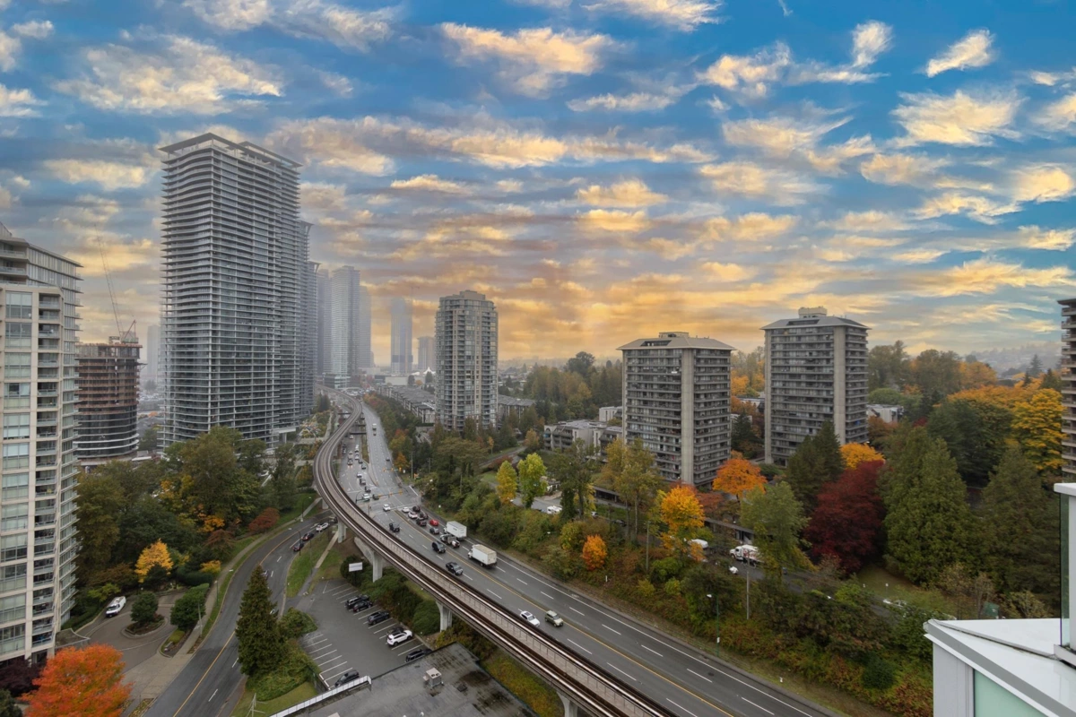 Exterior Rear Photo of 2202 2200 Douglas Road, Burnaby, BC