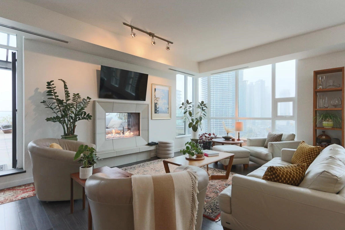 Kitchen Island Photo of 2202 2200 Douglas Road, Burnaby, BC