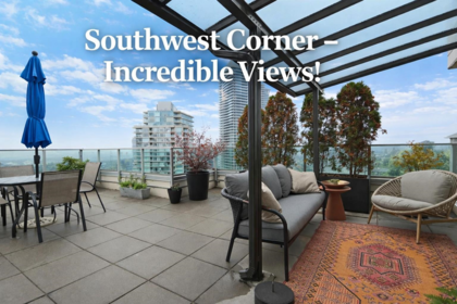 Outdoor Deck Photo of 2202 2200 Douglas Road, Burnaby, BC