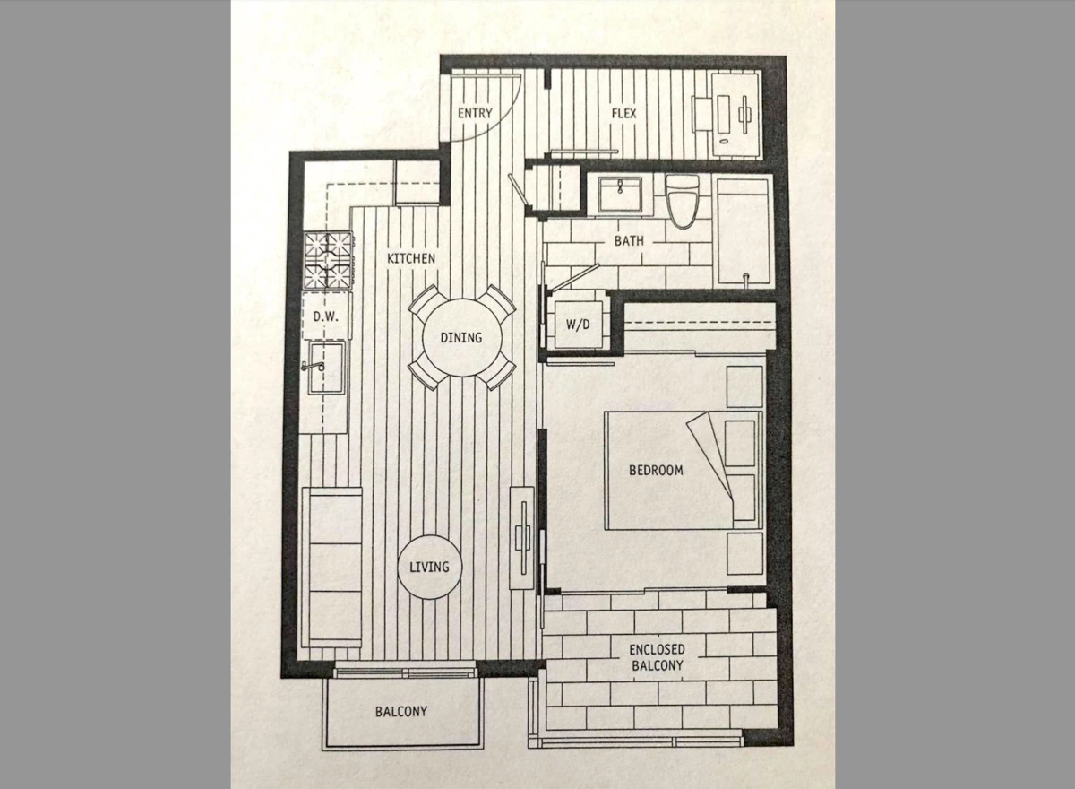 Hallway Photo of 2101 5470 Ormidale Street, Vancouver, BC