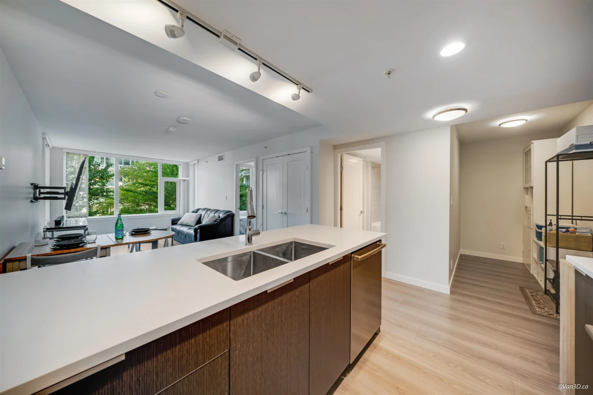 Kitchen Island Photo of 617 8699 Hazelbridge Way, Richmond, BC