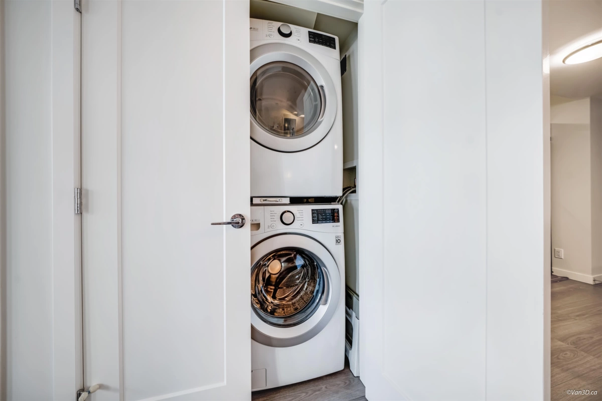 Laundry Room Photo of 617 8699 Hazelbridge Way, Richmond, BC