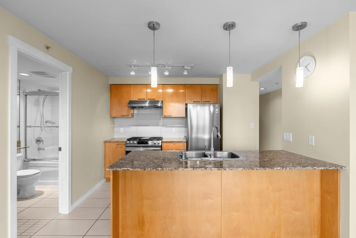 Kitchen Island Photo of 1702 5811 No. 3 Road, Richmond, BC