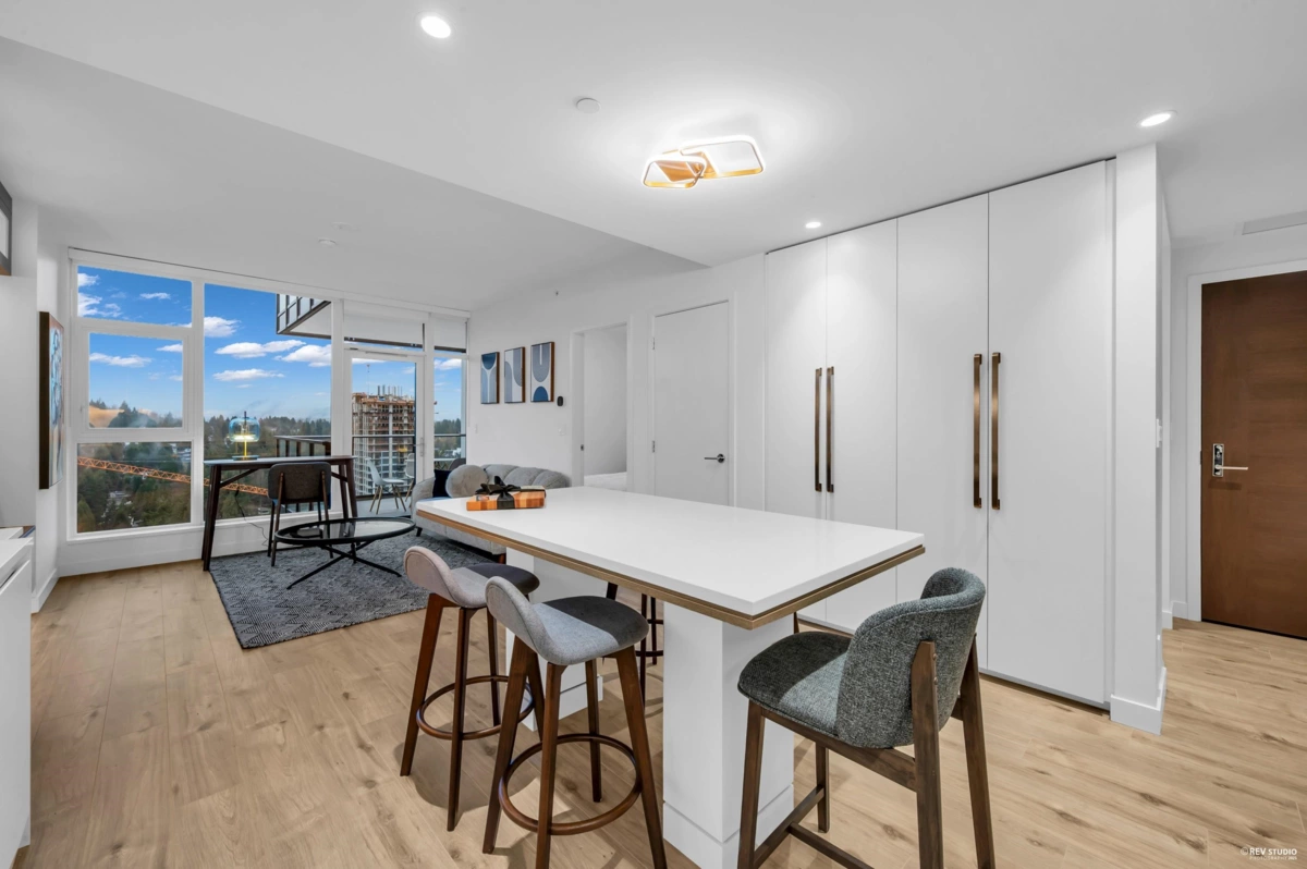 Exterior Rear Photo of 1601 720 Farrow Street, Coquitlam, BC