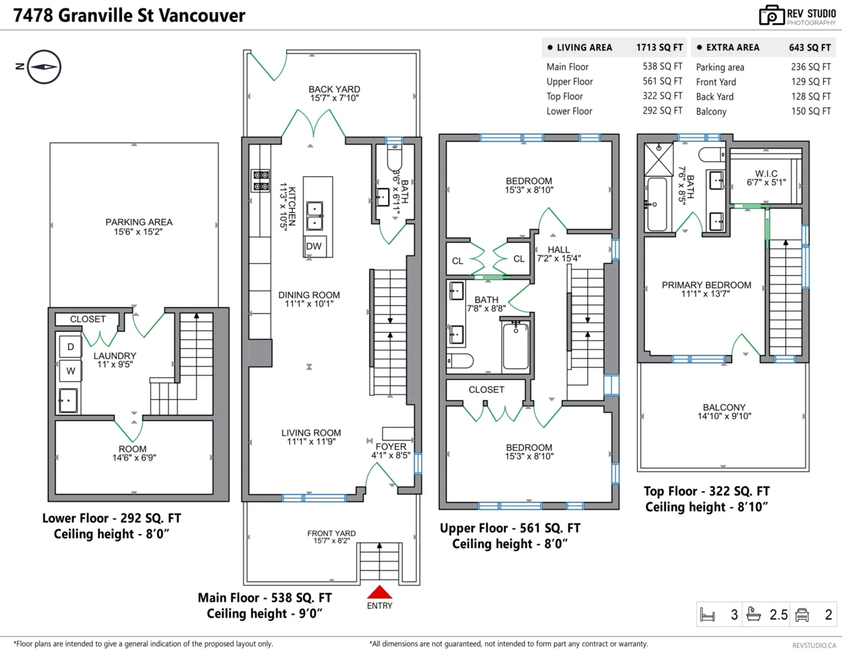 Entry Foyer Photo of 7478 Granville Street, Vancouver, BC