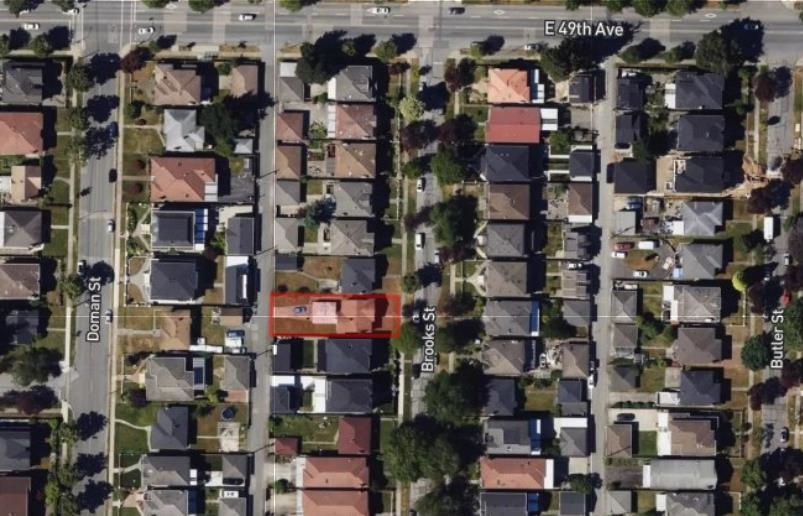 Exterior Rear Photo of 6565 Brooks Street, Vancouver, BC