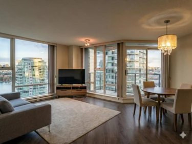 Breakfast Nook Photo of 1802 455 Beach Crescent, Vancouver, BC