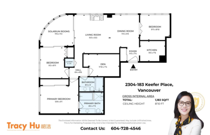 2304 183 Keefer Place, Vancouver, BC