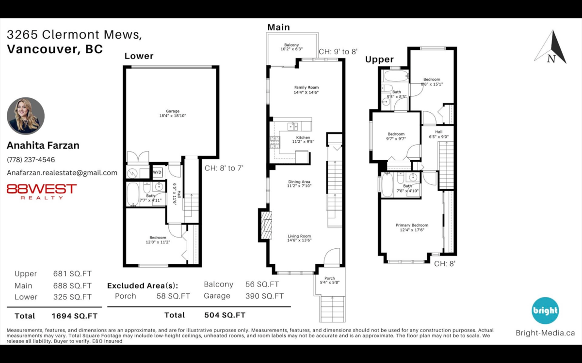 Outdoor Patio Photo of 3265 Clermont Mews, Vancouver, BC