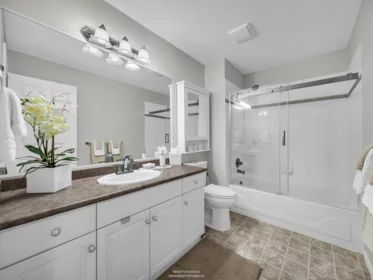 Powder Room Photo of 35 11358 Cottonwood Drive, Maple Ridge, BC