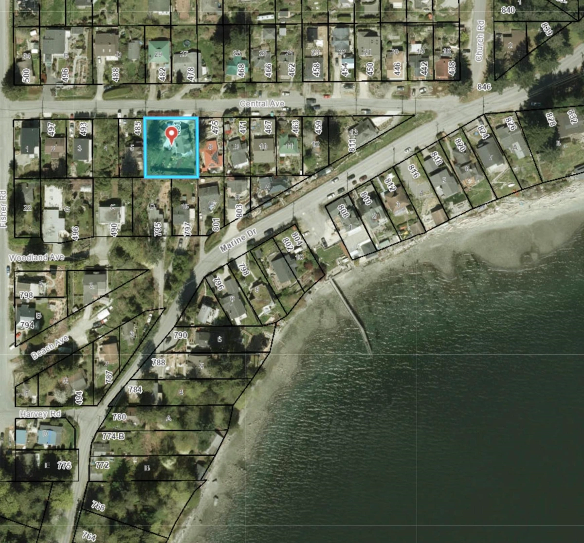 Playground / Recreational Area Near 481 Central Avenue, Gibsons, BC