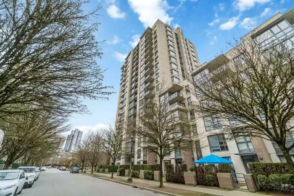 Exterior Rear Photo of 110 3588 Crowley Drive, Vancouver, BC