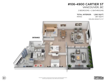 Outdoor Kitchen Photo of 106 4900 Cartier Street, Vancouver, BC