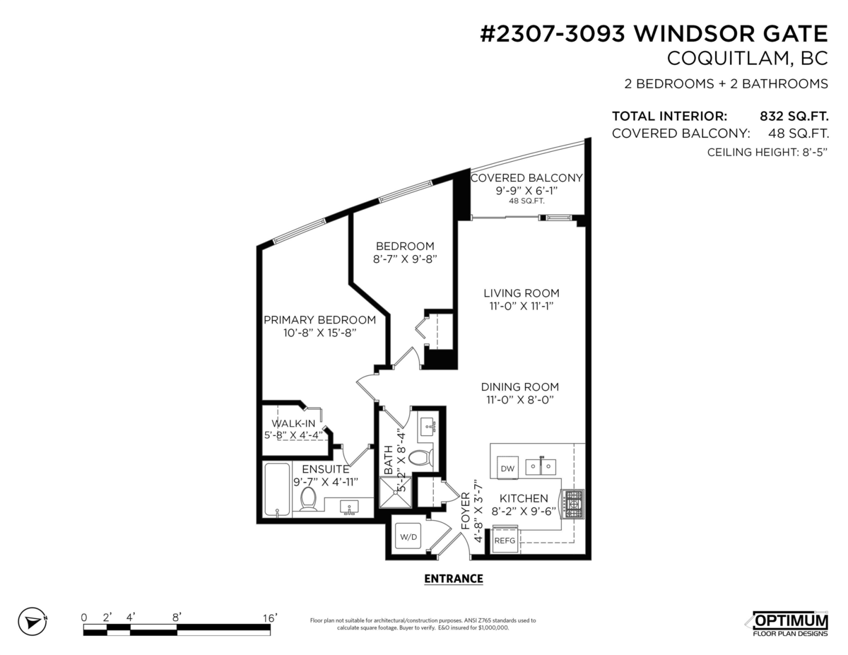 Street View Photo of 2307 3093 Windsor Gate, Coquitlam, BC