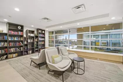 Basement Recreation Room Photo of 703 525 Foster Avenue, Coquitlam, BC