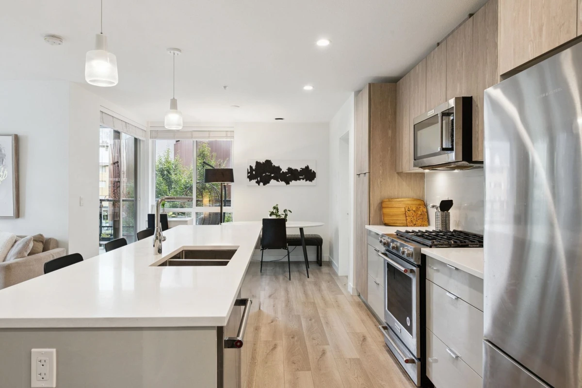 Dining Area Photo of 309 128 E 8th Street, North Vancouver, BC
