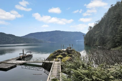 Aerial View of 322 Echo Island, Harrison Hot Springs, BC